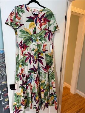 Chicos | size 2 / us 12 women’s botanical maxi dress